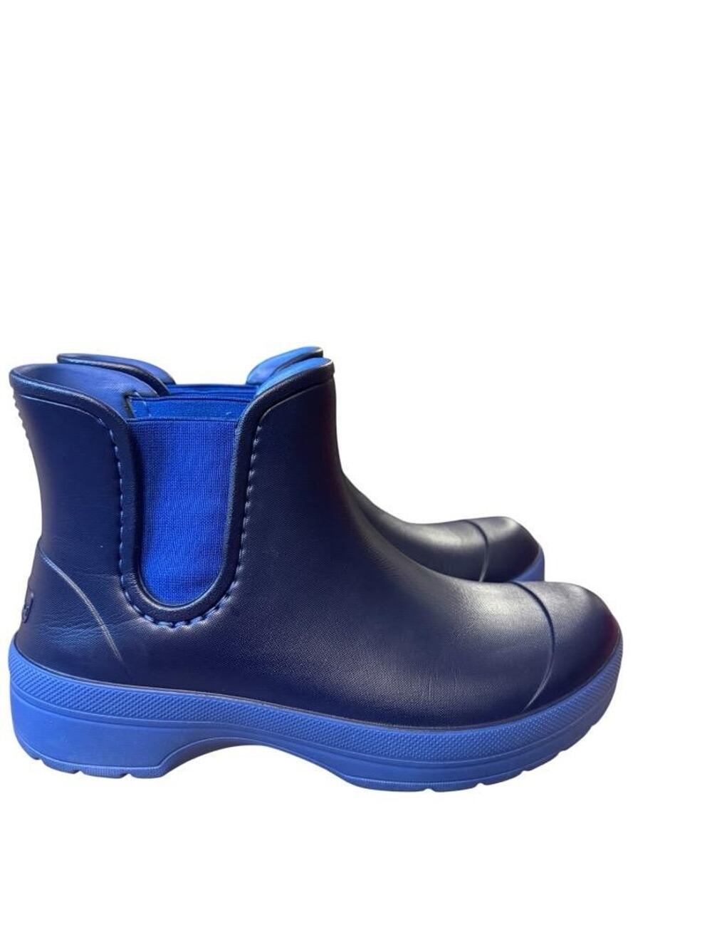 Dansko Karmel Chelsea Rain Bootie Navy Blue Women size 38 US 8